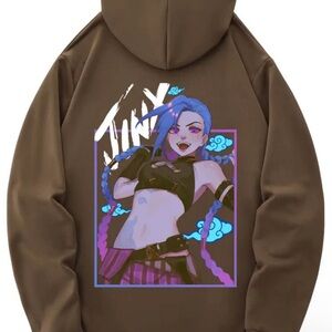 Brown Graphic Hoodie - Women/men